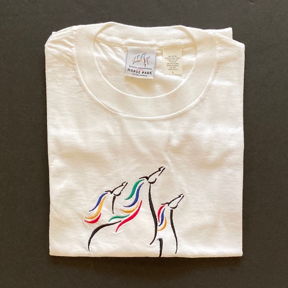 Georgia Intl Horse Park 1996 Atlanta Olympics Equestrian Venue Vintage T-Shirt/? - Picture 1 of 5